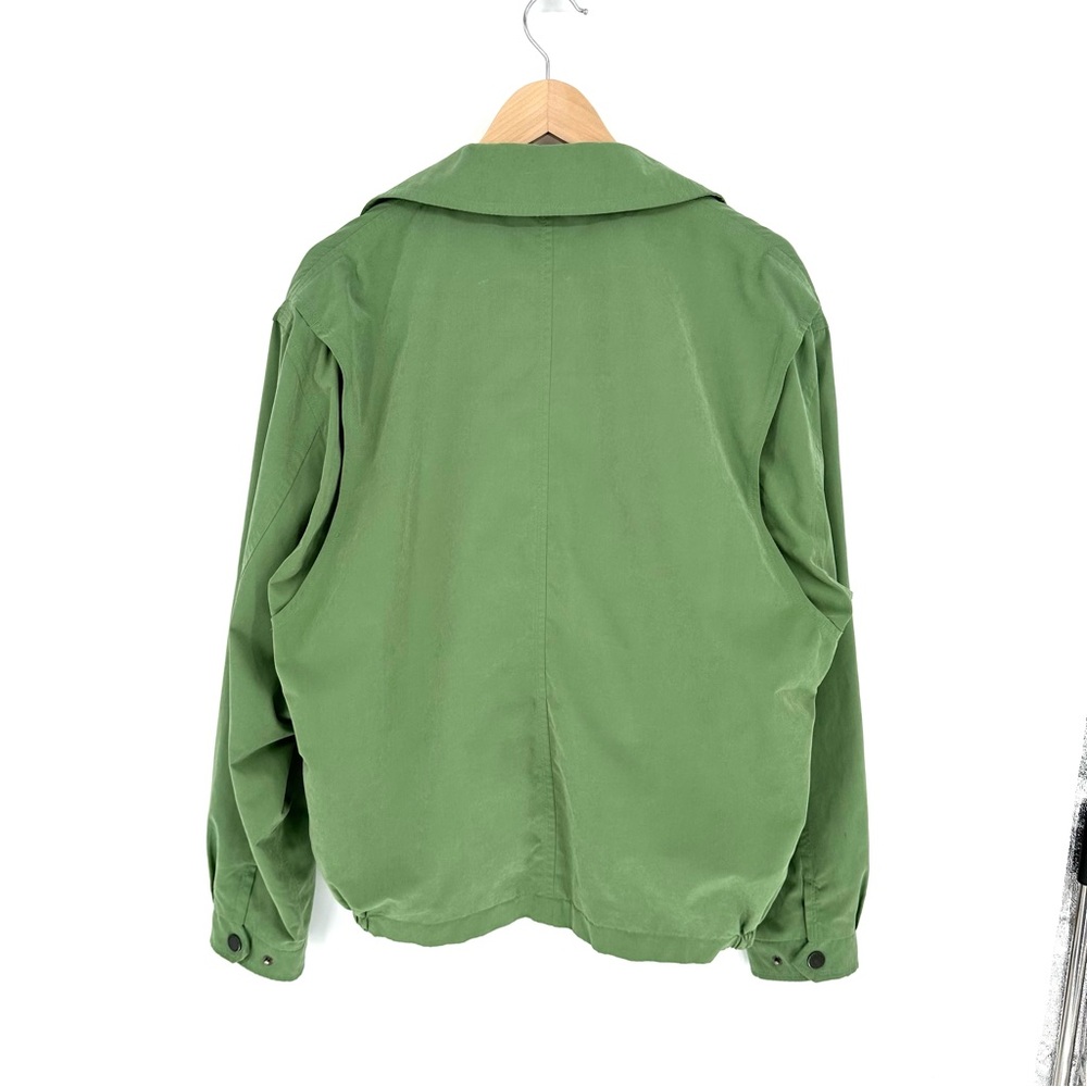 London Fog Bomber Jacket, Green, Medium - Picture 7 of 13